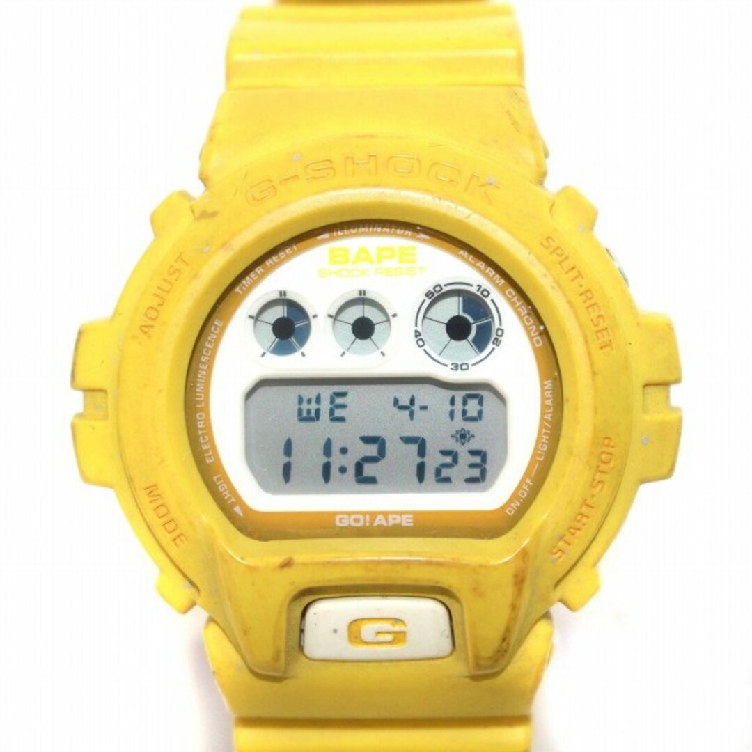 CASIO(カシオ)のCASIO G-SHOCK A BATHING APE 腕時計 デジタル 黄色 メンズの時計(腕時計(デジタル))の商品写真