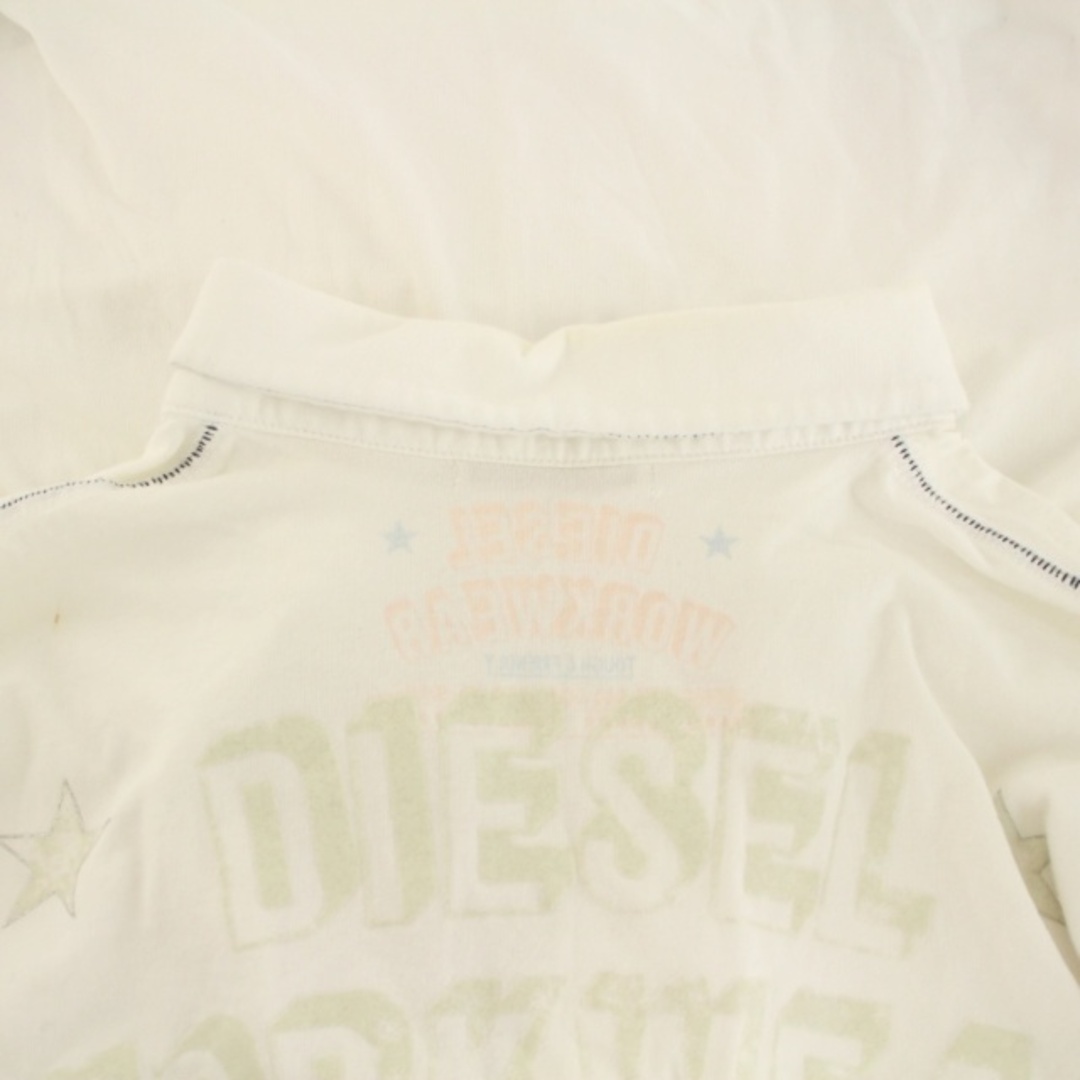 DIESEL(ディーゼル)のDIESEL SLIM FIT ポロシャツ カットソー 半袖 XL 白 メンズのトップス(ポロシャツ)の商品写真