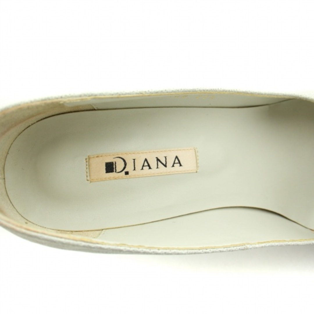DIANA(ダイアナ)のダイアナ パンプス ポインテッドトゥ ハイヒール 23.5cm 水色 グレー レディースの靴/シューズ(ハイヒール/パンプス)の商品写真