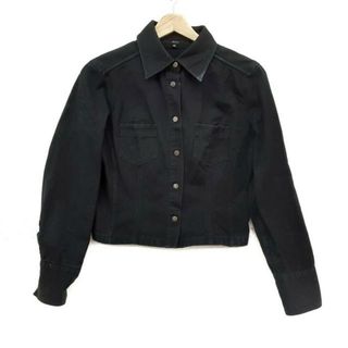 グッチ(Gucci)のGUCCI(グッチ) 長袖シャツブラウス サイズ42 M レディース - 黒(シャツ/ブラウス(長袖/七分))