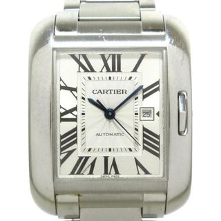 カルティエ(Cartier)のCartier(カルティエ) 腕時計 タンクアングレーズ W5310009 メンズ シルバー(その他)