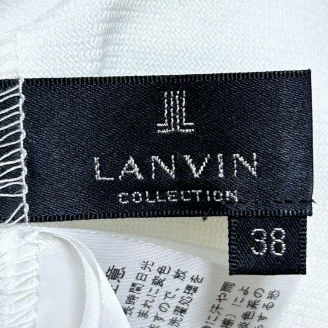 LANVIN COLLECTION(ランバンコレクション)のLANVIN COLLECTION(ランバンコレクション) 半袖カットソー サイズ38 M レディース - 白 レディースのトップス(カットソー(半袖/袖なし))の商品写真