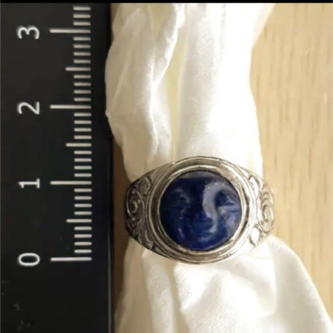 シルバーリング　メンズアクセサリー　天然石　指輪 メンズのアクセサリー(リング(指輪))の商品写真