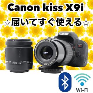 キヤノン(Canon)の❤スマホ転送❤高性能映像❤Canon kiss x9i❤一眼レフカメラ(デジタル一眼)