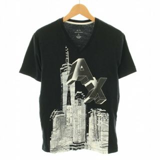 アルマーニエクスチェンジ(ARMANI EXCHANGE)のA/X ARMANI EXCHANGE Tシャツ Vネック 半袖 プリント S(Tシャツ/カットソー(半袖/袖なし))