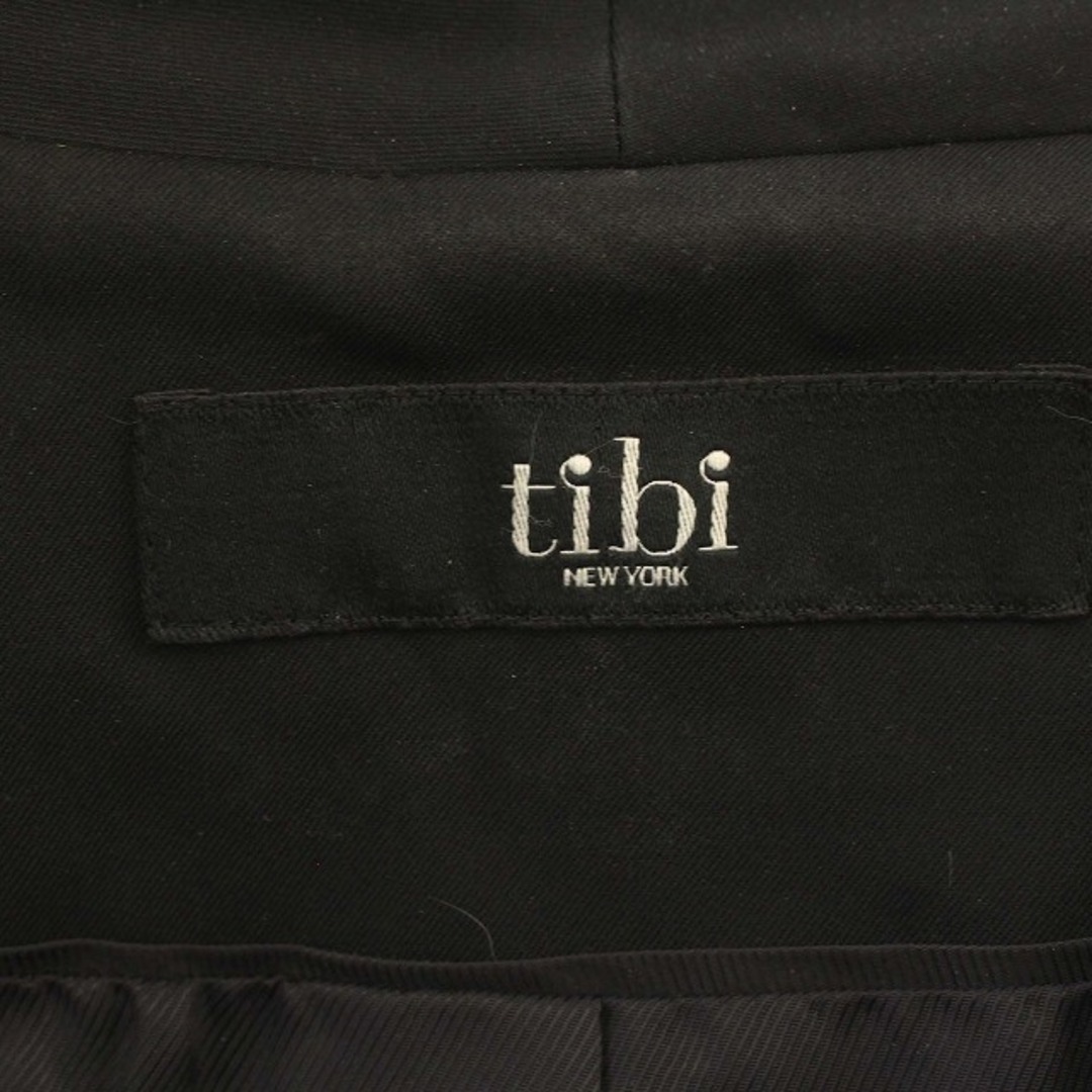 ティビ tibi トレンチコート 薄手 コート 2 M 黒 ブラック レディースのジャケット/アウター(トレンチコート)の商品写真