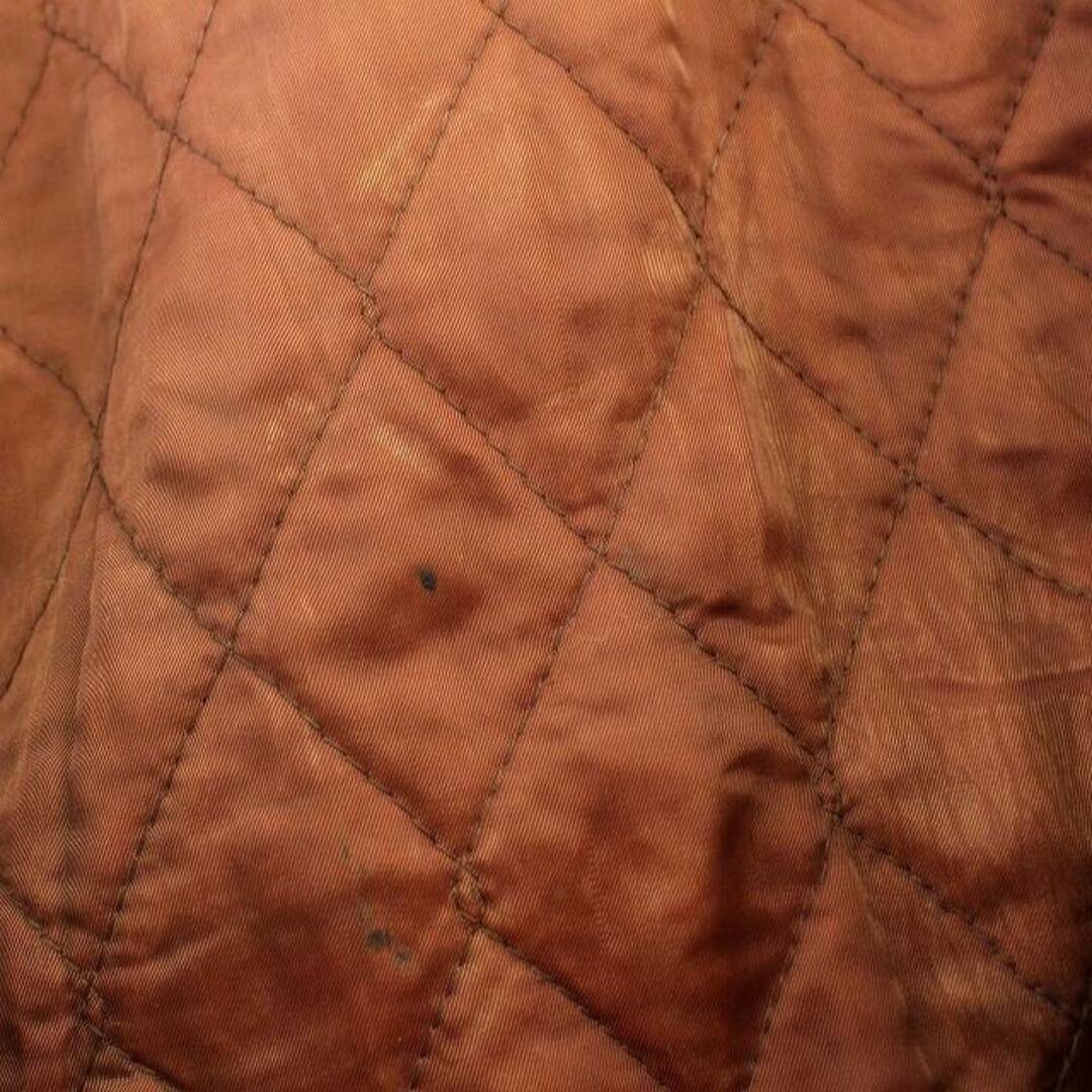 other(アザー)のRUMOUR HOUSE レザージャケット 羊革 ラムレザー ブルゾン L 茶 メンズのジャケット/アウター(ブルゾン)の商品写真