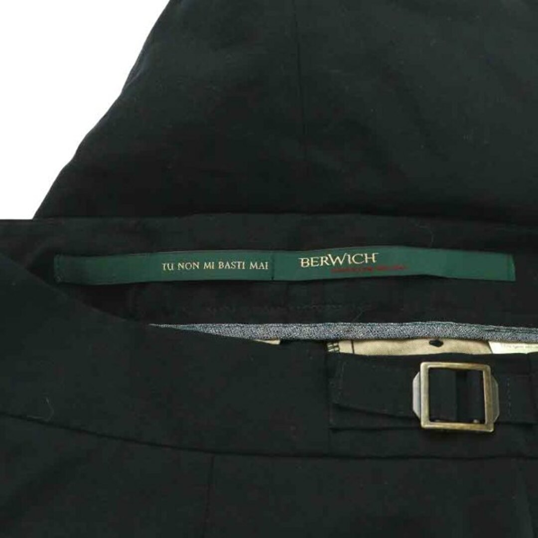 other(アザー)のBERWICH SCOTCH クロップドパンツ スラックス 50 XL 黒 メンズのパンツ(スラックス)の商品写真