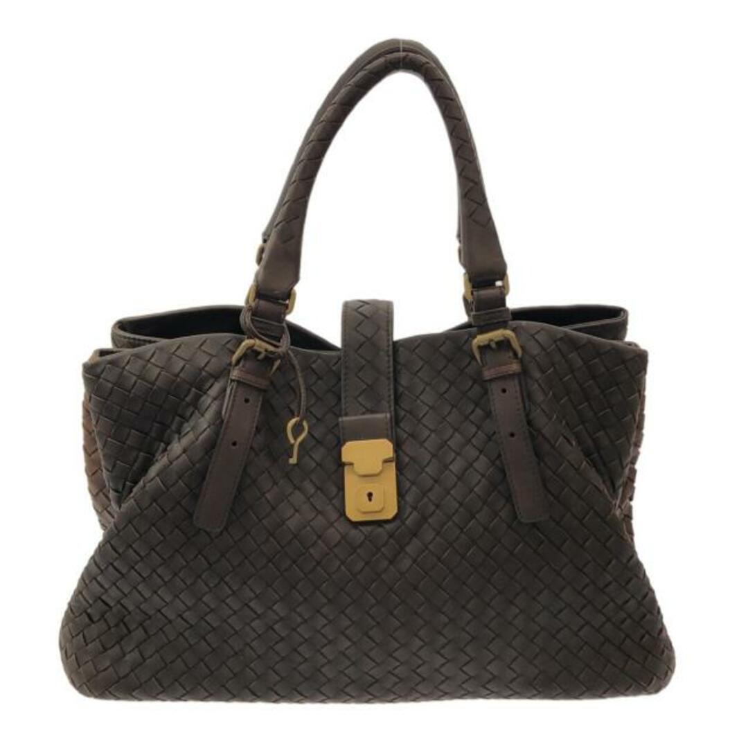 Bottega Veneta(ボッテガヴェネタ)のBOTTEGA VENETA(ボッテガヴェネタ) トートバッグ ミディアムローマバッグ 171265 ダークブラウン レザー レディースのバッグ(トートバッグ)の商品写真