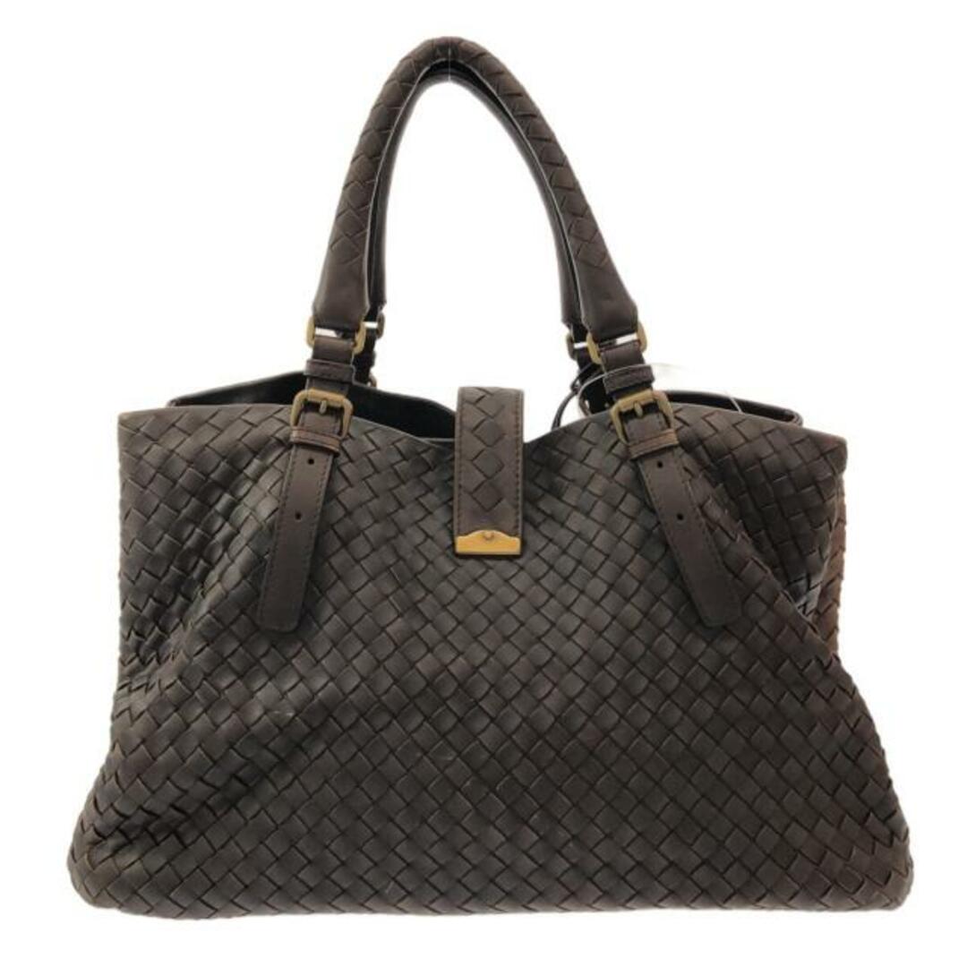 Bottega Veneta(ボッテガヴェネタ)のBOTTEGA VENETA(ボッテガヴェネタ) トートバッグ ミディアムローマバッグ 171265 ダークブラウン レザー レディースのバッグ(トートバッグ)の商品写真