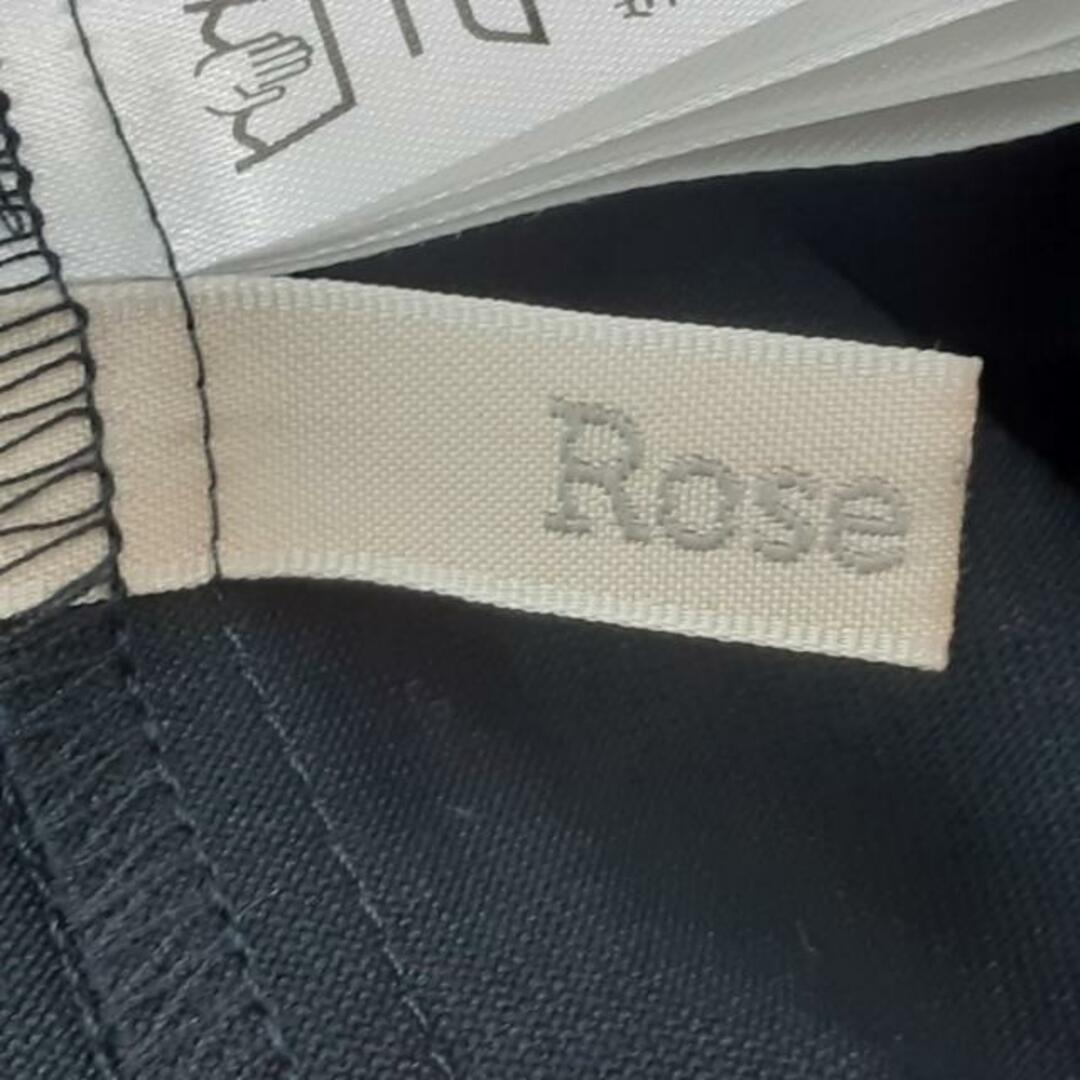 Rose Tiara(ローズティアラ)のRose Tiara(ローズティアラ) 七分袖カットソー サイズ42 L レディース美品  - 黒 ドルマンスリーブ/フリル/グログランテープ レディースのトップス(カットソー(長袖/七分))の商品写真