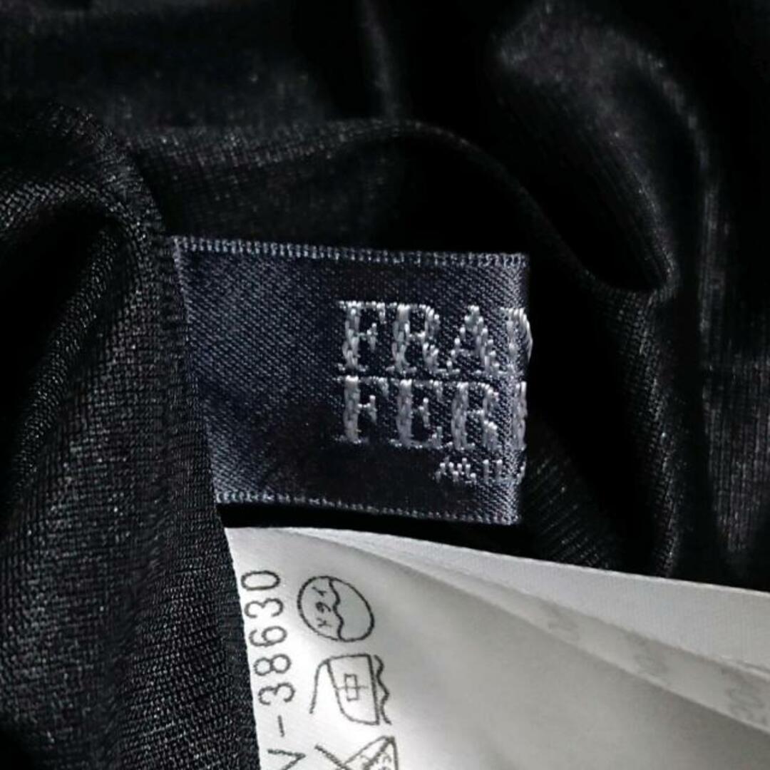 FRANCO FERRARO(フランコフェラーロ)のFRANCO FERRARO(フランコフェラーロ) ワンピース サイズ1 S レディース - 黒×白 半袖/ひざ丈/花柄/刺繍 レディースのワンピース(その他)の商品写真