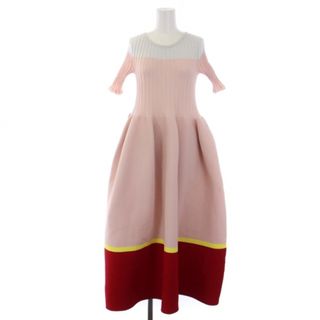 アザー(other)のCFCL 22SS POTTERY DRESS 1 ワンピース S ピンク 赤(ロングワンピース/マキシワンピース)