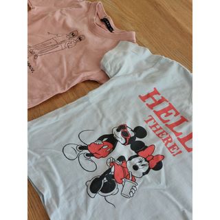 しまむら - Tシャツ2枚セット　110 Mickey Mouse　しまむら