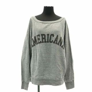 AMERICANA - 新品未使用☆アメリカーナ 別注 ロゴクルーネック AMERICANA - 新品未使用☆アメリカーナ 別注 ロゴクルーネック