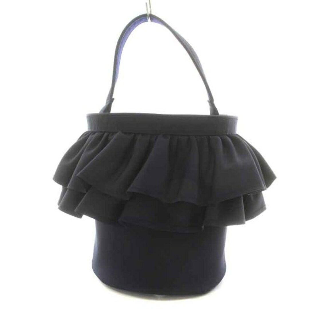 other(アザー)のセツコサジテール ピクニック ハンドバッグ バケツ型 ポリエステル フリル 紺 レディースのバッグ(ハンドバッグ)の商品写真