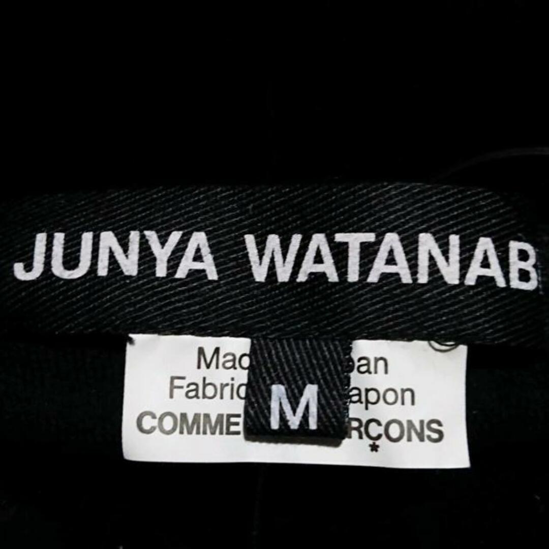 JUNYA WATANABE(ジュンヤワタナベ)のCOMMEdesGARCONS JUNYA WATANABE(コムデギャルソンジュンヤワタナベ) 長袖カットソー サイズM レディース - 黒 ハイネック レディースのトップス(カットソー(長袖/七分))の商品写真