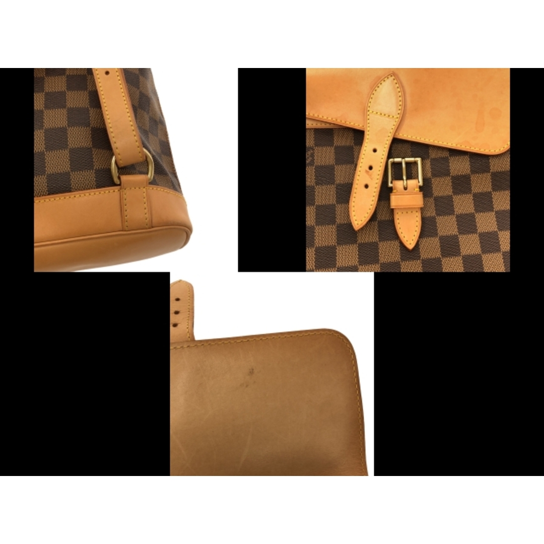 LOUIS VUITTON(ルイヴィトン)のLOUIS VUITTON(ルイヴィトン) リュックサック ダミエ アルルカン N99038 エベヌ モノグラム誕生100周年記念限定品/1896・1966 EDITION CENTENAIRE ダミエ･キャンバス レディースのバッグ(リュック/バックパック)の商品写真