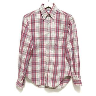 INDIVIDUALIZED SHIRTS - Individualized Shirts(インディビジュアライズドシャツ) 長袖シャツ メンズ - レッド×白×マルチ チェック柄