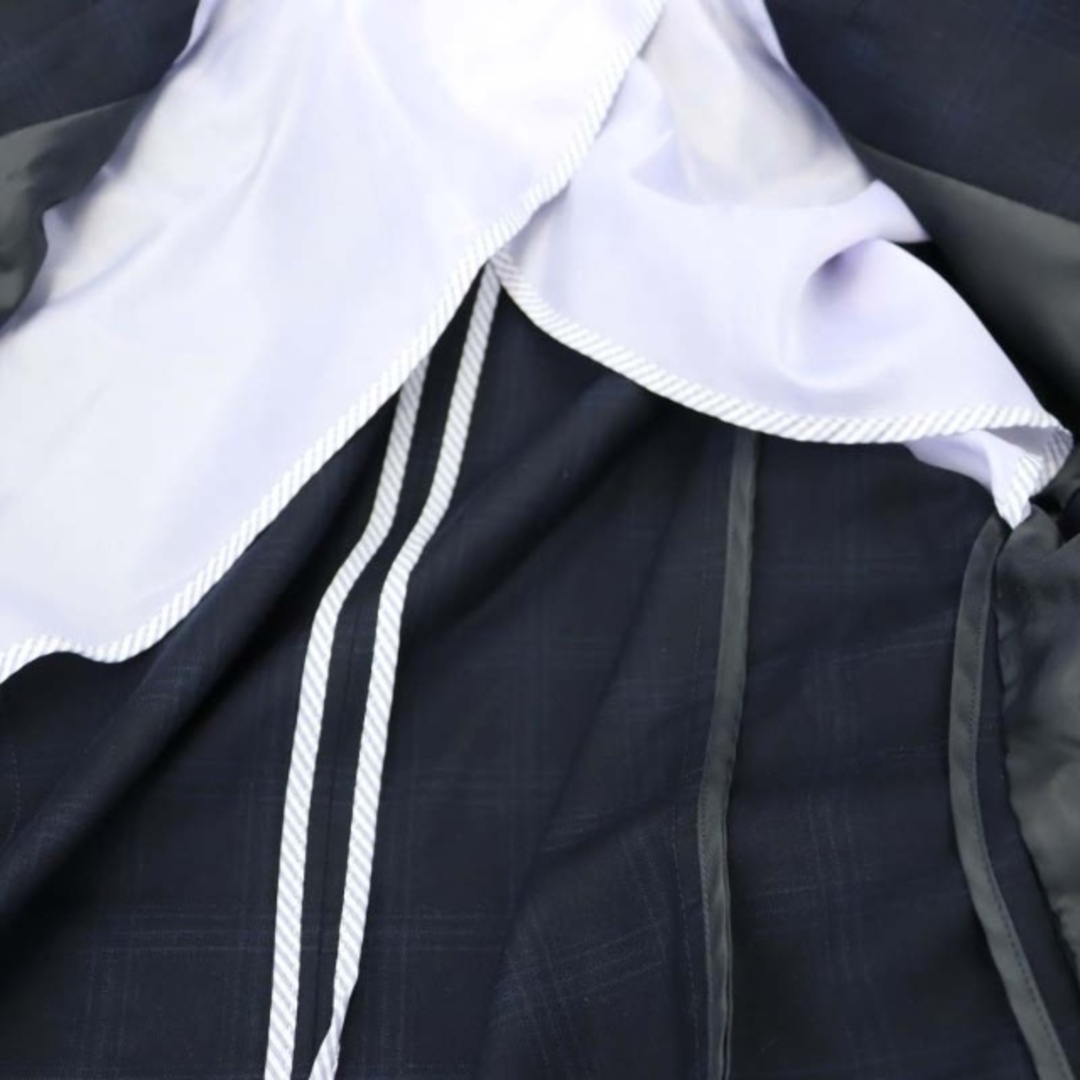 スーツセレクト 1釦シングル チェック テーラードジャケット 13AR XL 紺 レディースのジャケット/アウター(その他)の商品写真