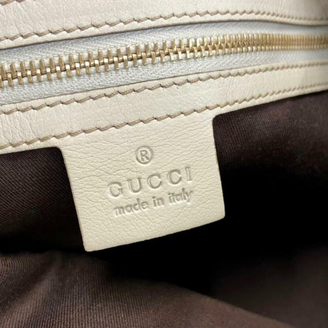 Gucci(グッチ)のGUCCI(グッチ) トートバッグ GG柄 170014 ベージュ×ダークブラウン×アイボリー ジャガード×レザー レディースのバッグ(トートバッグ)の商品写真