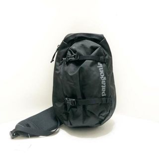 パタゴニア(patagonia)のPatagonia(パタゴニア) ワンショルダーバッグ - 黒×ダークグレー ポリエステル(その他)