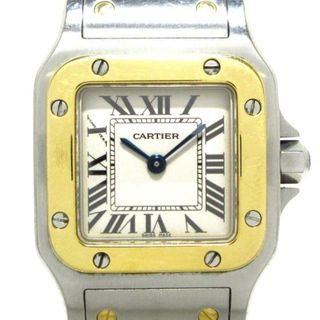 カルティエ(Cartier)のCartier(カルティエ) 腕時計 サントスガルベSM W20012C4 レディース SS×K18YG アイボリー(腕時計)