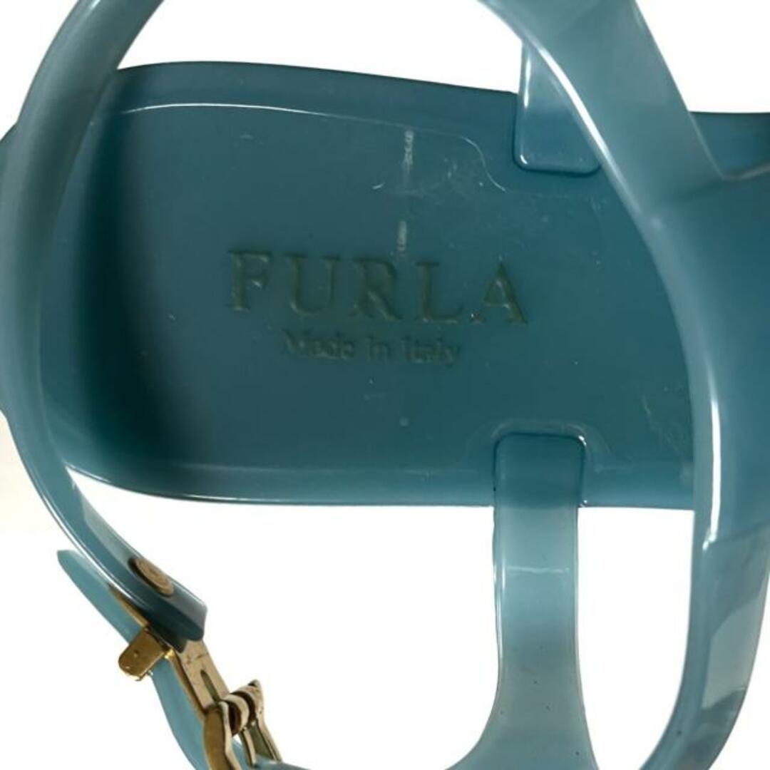 Furla(フルラ)のFURLA(フルラ) サンダル 38 レディース - ライトブルー フラワー(花) ラバー レディースの靴/シューズ(サンダル)の商品写真