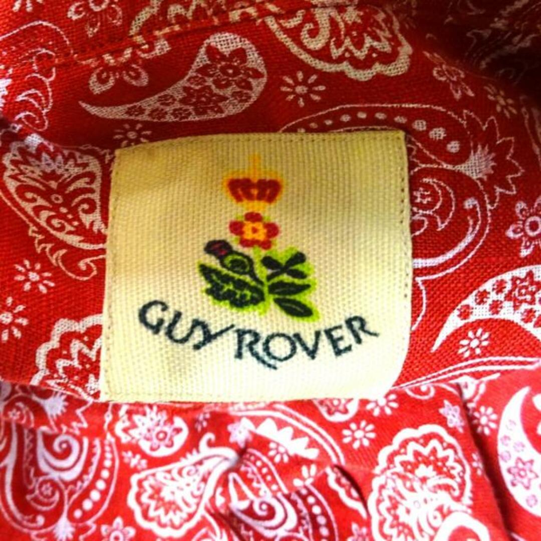 GUY ROVER(ギローバー)のGuy Rover(ギローバー) 長袖シャツ サイズM メンズ美品  - レッド×白 ペイズリー柄 メンズのトップス(シャツ)の商品写真