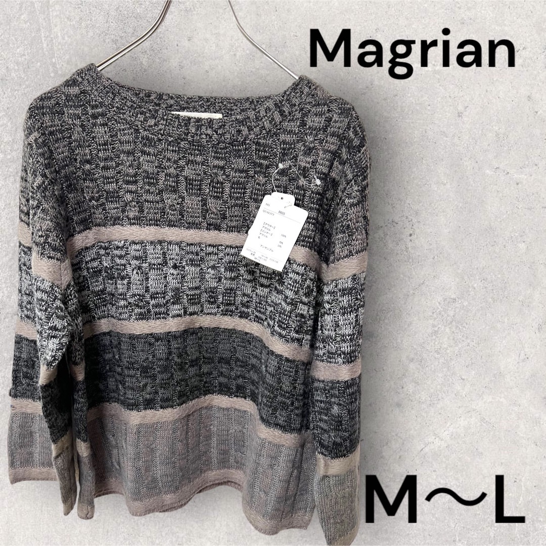 ★新品★ Magrian 長袖ニット　セーター　M〜Lサイズ レディースのトップス(ニット/セーター)の商品写真