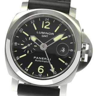 パネライ(PANERAI)のパネライ PANERAI PAM00297 ルミノール GMT デイト スモールセコンド 自動巻き メンズ 内箱・保証書付き_812140(腕時計(アナログ))