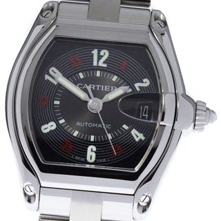 カルティエ(Cartier)のカルティエ CARTIER W62002V3 ロードスターLM デイト 自動巻き メンズ 良品 _807711(腕時計(アナログ))