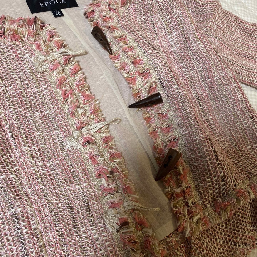 EPOCA(エポカ)のEPOCA  ピンク　セットアップ　Lサイズ レディースのフォーマル/ドレス(スーツ)の商品写真