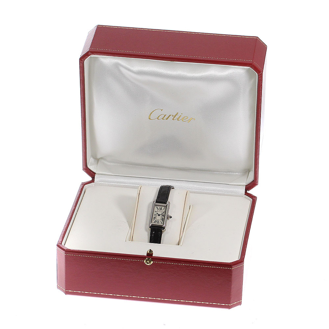 Cartier(カルティエ)のカルティエ CARTIER W1540856 タンクアロンジェ K18WG クォーツ レディース 良品 内箱付き_813322 レディースのファッション小物(腕時計)の商品写真