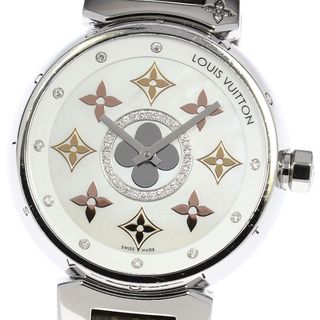 ルイヴィトン(LOUIS VUITTON)のルイ・ヴィトン LOUIS VUITTON Q13MT タンブール 10Pダイヤ クォーツ レディース 箱・保証書付き_811160(腕時計)