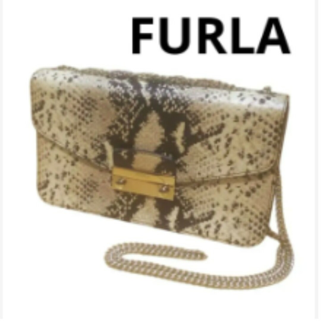 Furla(フルラ)のFURLA　フルラ　2way ショルダーバッグ　クロスボディ　パイソン　レザー レディースのバッグ(ショルダーバッグ)の商品写真