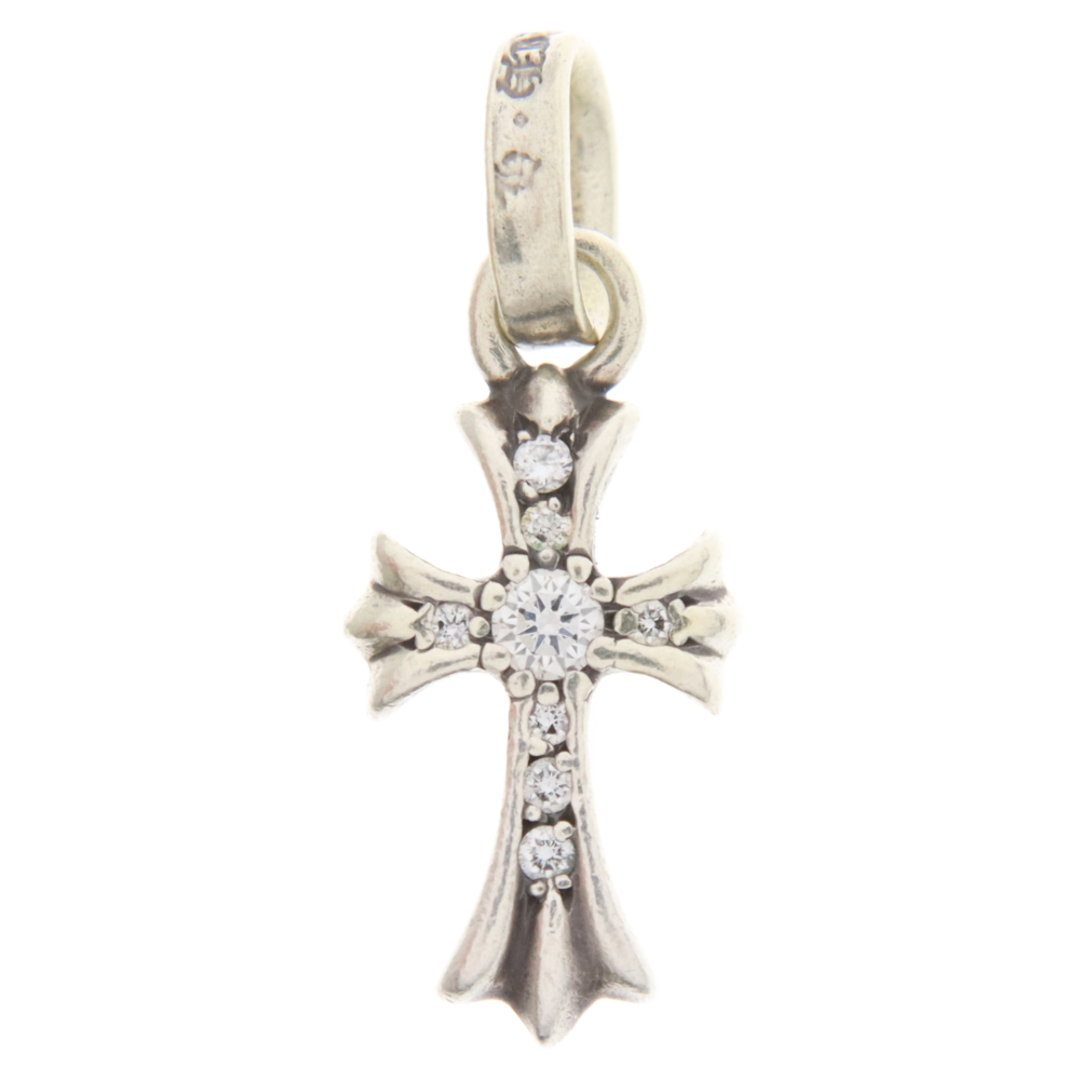 Chrome Hearts(クロムハーツ)のCHROME HEARTS クロムハーツ CRS BBYFAT P/D ベイビーファット PAVEダイヤ ネックレストップ シルバー メンズのアクセサリー(ネックレス)の商品写真