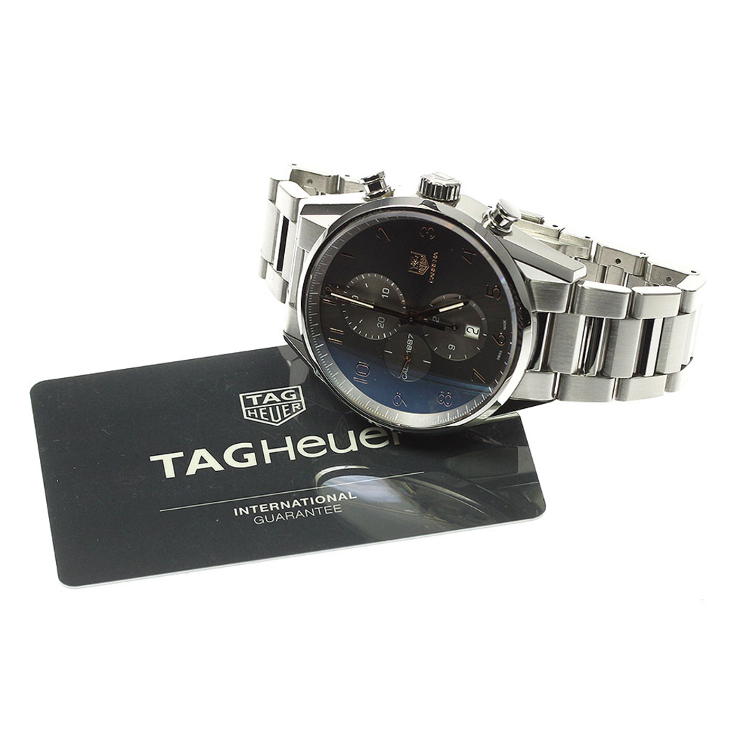 TAG Heuer(タグホイヤー)のタグホイヤー TAG HEUER CAR2013-4 カレラ キャリバー1887 クロノグラフ 自動巻き メンズ 保証書付き_813477 メンズの時計(腕時計(アナログ))の商品写真