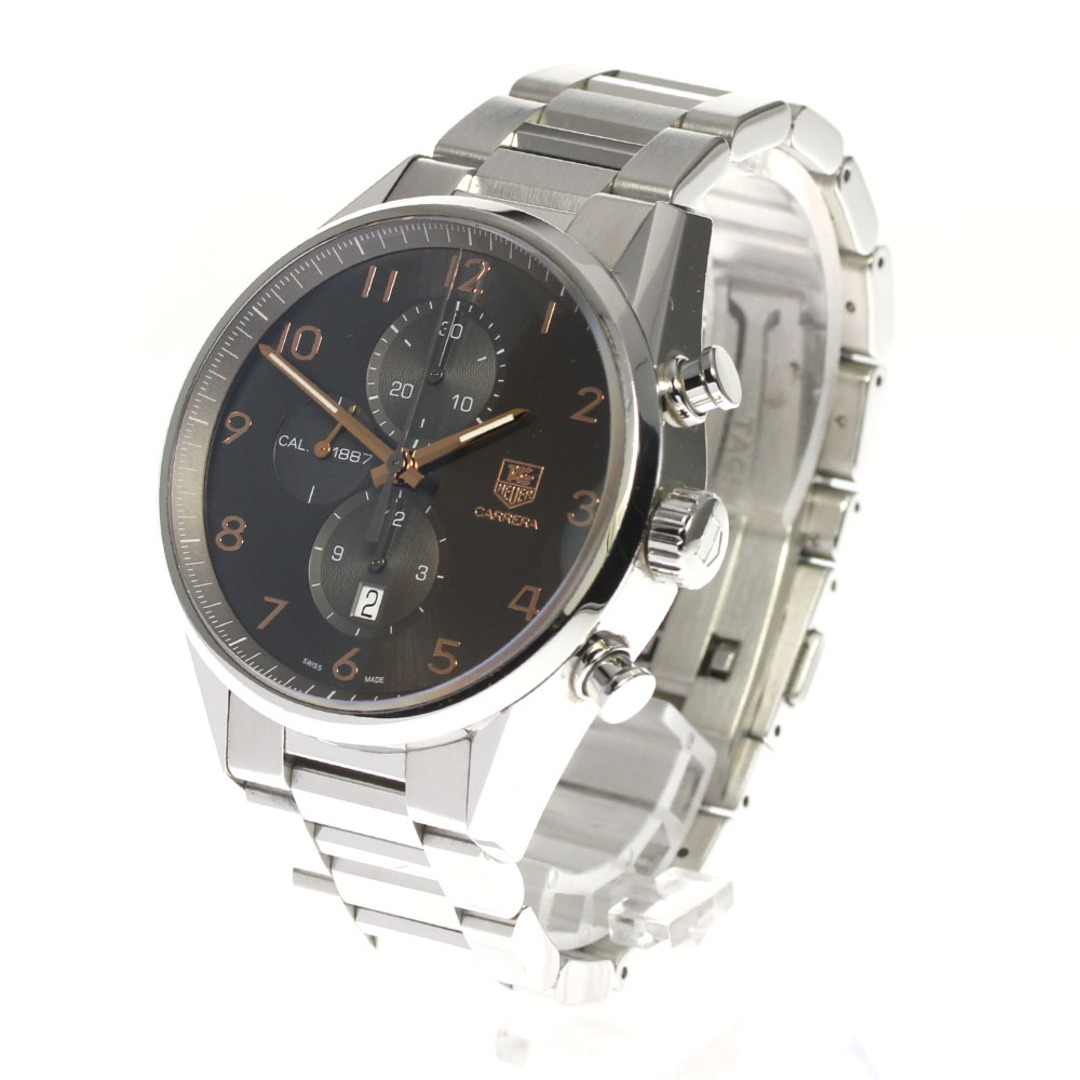 TAG Heuer(タグホイヤー)のタグホイヤー TAG HEUER CAR2013-4 カレラ キャリバー1887 クロノグラフ 自動巻き メンズ 保証書付き_813477 メンズの時計(腕時計(アナログ))の商品写真