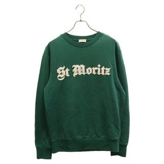 MONCLER モンクレール 22AW St Moris Patch Crewneck ワッペン クルーネックスウェットトレーナー グリーン H20918G00023