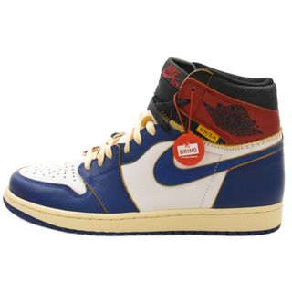 ナイキ(NIKE)のNIKE ナイキ ×UNION AIR JORDAN 1 RETRO HI NRG BV1300-146 ユニオン エアジョーダン1ハイカットスニーカー US9.5/27.5cm(スニーカー)