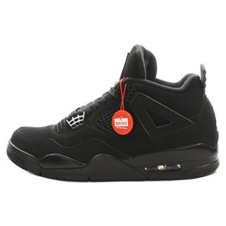 ナイキ(NIKE)のNIKE ナイキ AIR JORDAN 4 Black cat CU1110-010 エアジョーダン4 ブラックキャット ハイカットスニーカー US9.5/27.5cm ブラック(スニーカー)