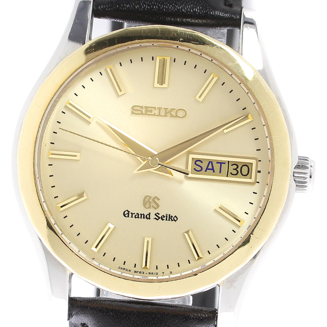 SEIKO - ジャンク セイコー SEIKO SBGT004/9F83-9A20 グランドセイコー K18YGコンビ デイデイト クォーツ メンズ _811250
