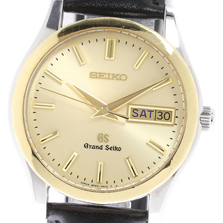 セイコー(SEIKO)のジャンク セイコー SEIKO SBGT004/9F83-9A20 グランドセイコー K18YGコンビ デイデイト クォーツ メンズ _811250(腕時計(アナログ))