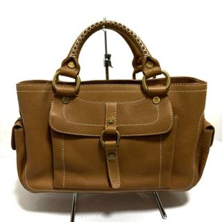 セリーヌ(celine)のCELINE(セリーヌ) トートバッグ美品  - ベージュ ポケットあり レザー(トートバッグ)