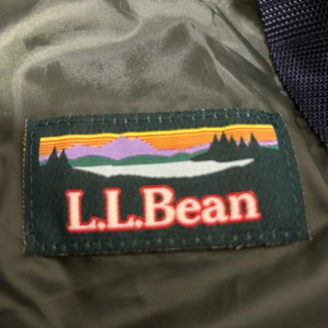 L.L.Bean(エルエルビーン)のL.L.Bean(エルエルビーン) ハンドバッグ美品  ダークネイビー×カーキ ナイロン レディースのバッグ(ハンドバッグ)の商品写真