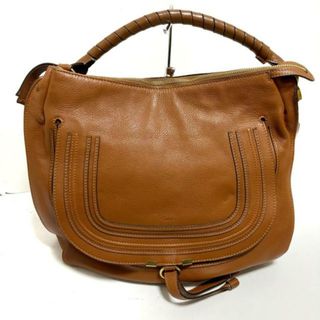 クロエ(Chloe)のChloe(クロエ) ハンドバッグ美品  マーシー 031056 ブラウン レザー(ハンドバッグ)