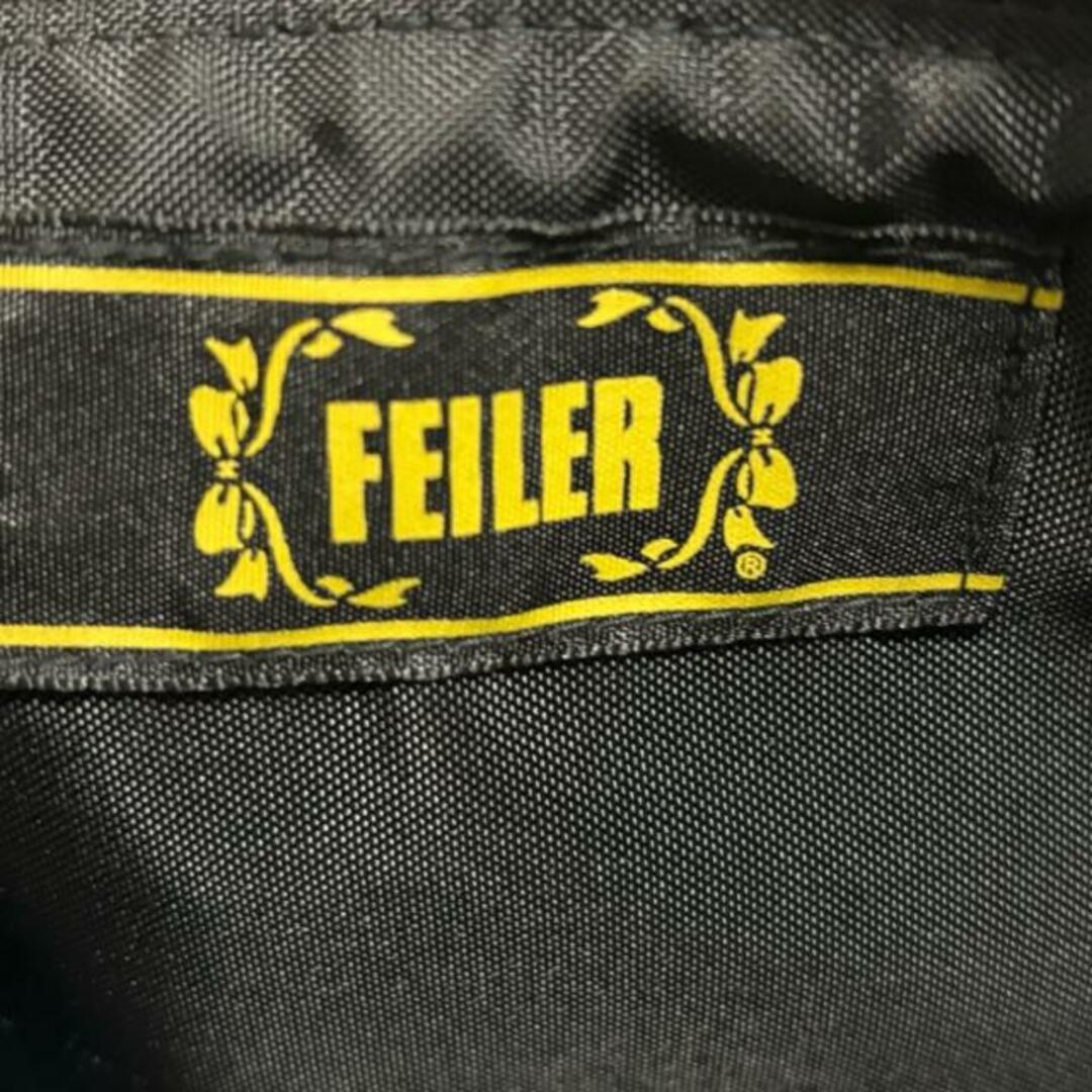 FEILER(フェイラー)のFEILER(フェイラー) ショルダーバッグ美品  黒×ピンク×マルチ フラワー パイル レディースのバッグ(ショルダーバッグ)の商品写真