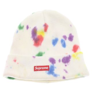 シュプリーム(Supreme)のSUPREME シュプリーム 20AW Splatter Dyed Beanie ボックスロゴ ビーニー ニット帽 ニットキャップ マルチ(ニット帽/ビーニー)