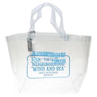 ネイバーフッド(NEIGHBORHOOD)のNEIGHBORHOOD ネイバーフッド 22SS××WIND AND SEA P-BEACH BAG×ウィンダンシー ビーチ トートバッグ クリア 21FRWSN-CG01S(トートバッグ)